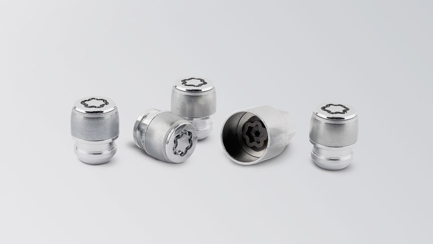 Écrous antivol de roue de la Honda Civic 5 portes.