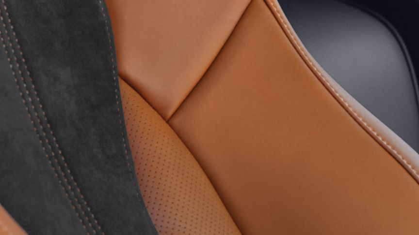 Cliché d’un intérieur en cuir