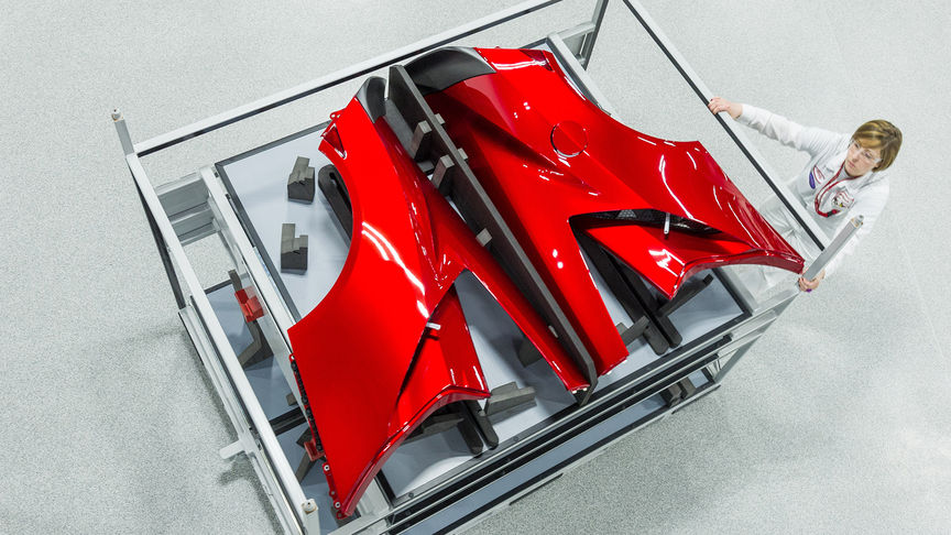 Technicien et machine