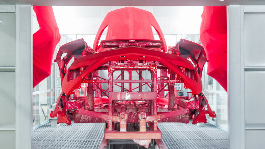 Cliché d'une machine dans l'usine