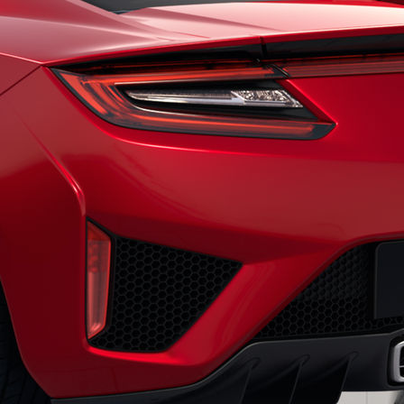 Gros plan arri&egrave;re de la NSX