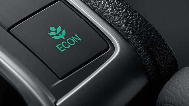 Gros plan sur le bouton du mode ECON
