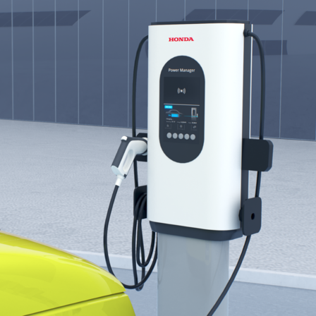 Honda technical drawing of charging types.