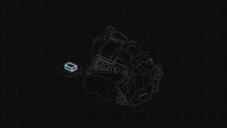 CAO 3D d'un ECU