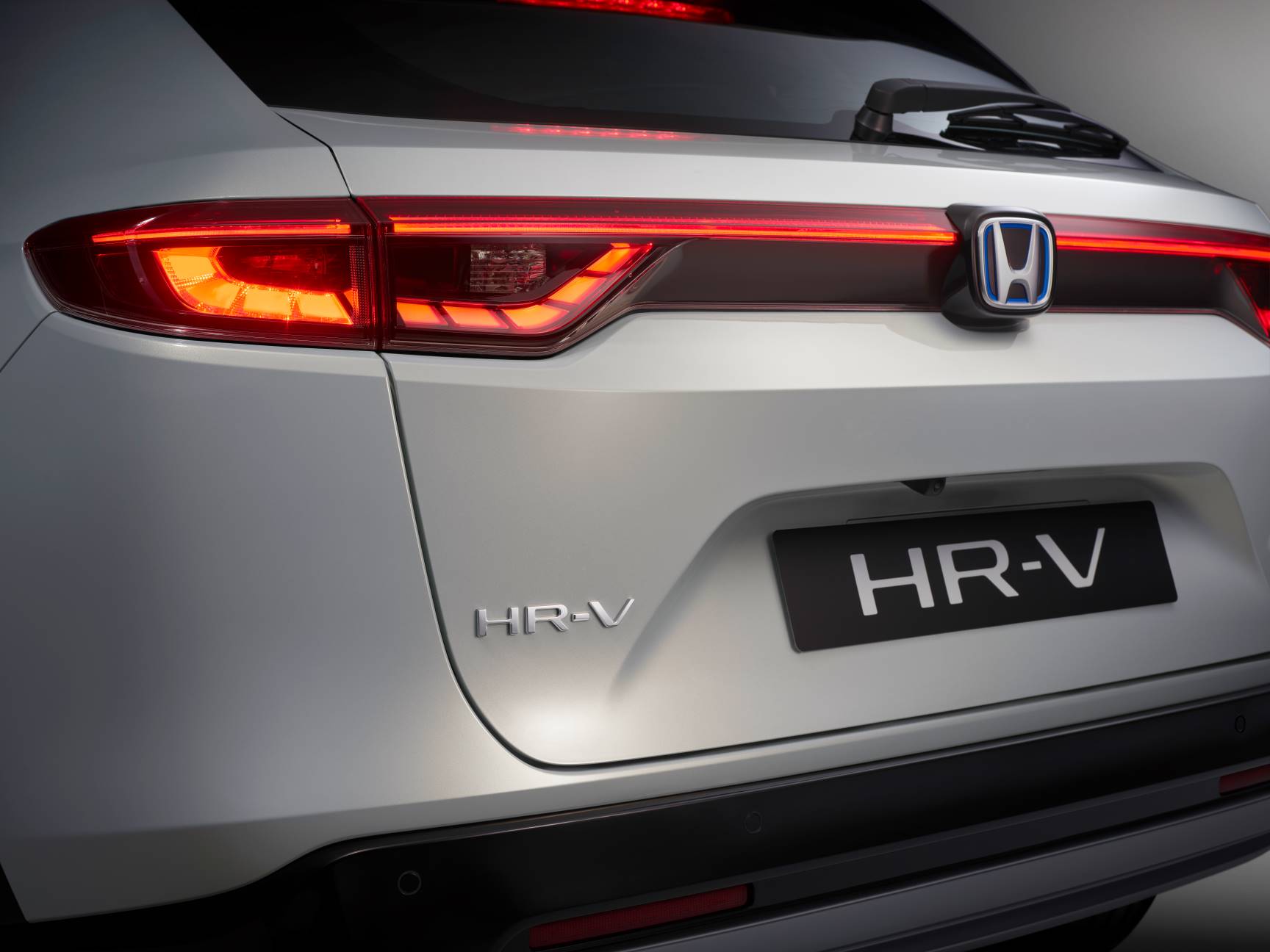 Vue rapprochée de l’arrière de 3/4 du Honda HR-V
