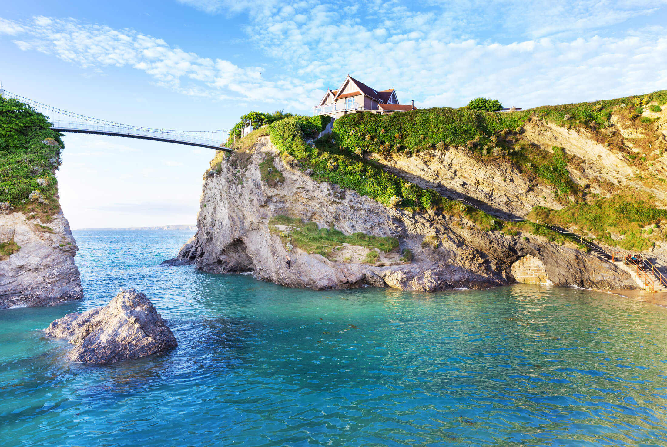 Pont de Tintagel en Cornouailles