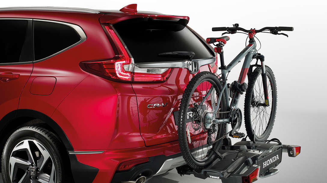 Vue latérale arrière des packs d'accessoires du Honda CR-V.