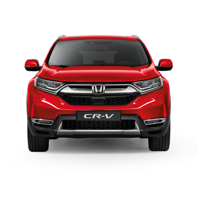 Vue avant du Honda CR-V.