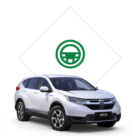 Icône de l'essai du Honda CR-V Hybrid.