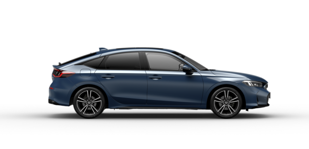 Honda Civic Hybrid front facing three quarter