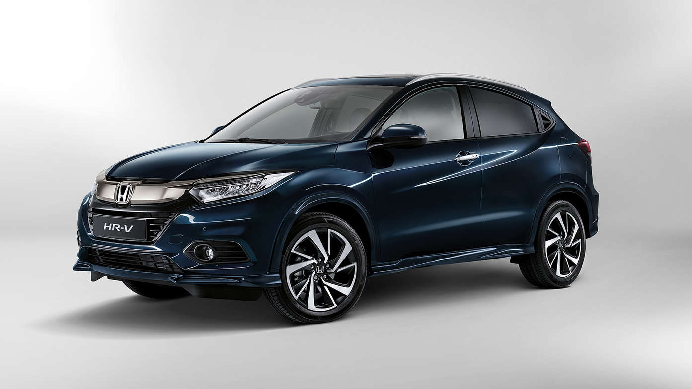 Vue latérale du Honda HR-V.
