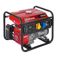 Photo studio de 3/4 du groupe &eacute;lectrog&egrave;ne Honda EM2300