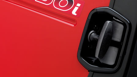 Vue rapprochée du lanceur.