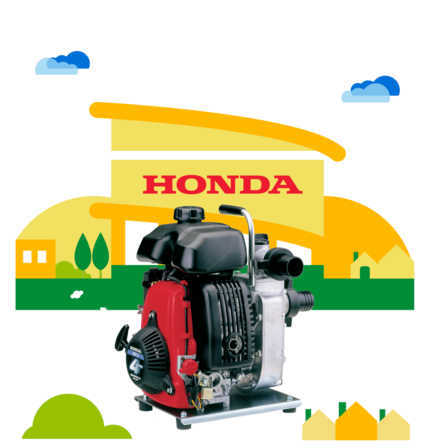 Illustration concessionnaire de pompes à eau.