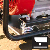 Vue rapproch&eacute;e des silentblocs.