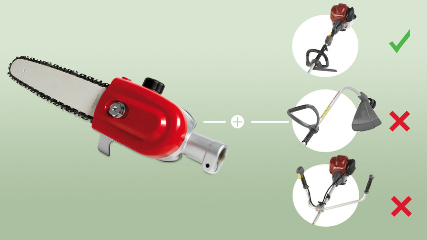 Accessoire d'élagage pour débroussailleuses.
