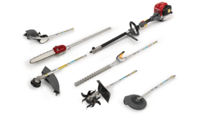 Honda Versatool with different attachments.