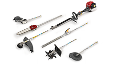 Honda Versatool with different attachments.