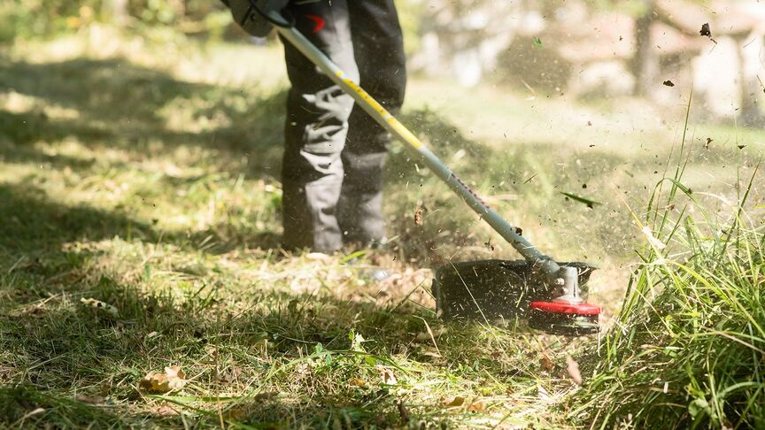 Travailleurs utilisant l'UMK450 dans une zone forestière