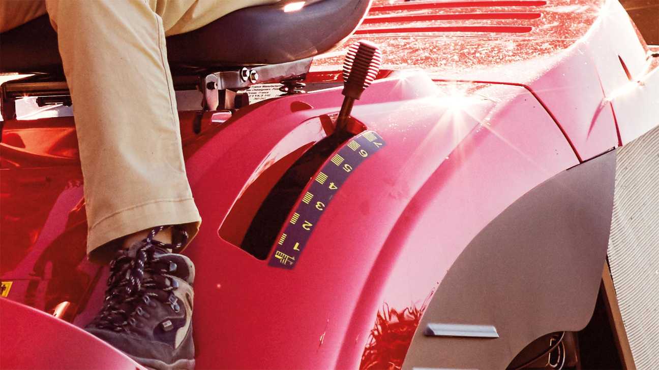 Réglage de la hauteur de coupe