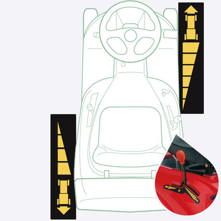 Sch&eacute;ma de la tondeuse autoport&eacute;e, limite de vitesse variable en &eacute;vidence.