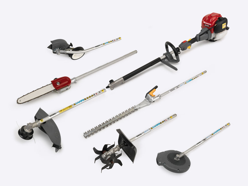 Honda Versatool&trade;, sept images d&eacute;coup&eacute;es des accessoires Versatool&trade;.