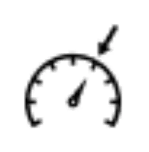  Icône de régulateur de vitesse 