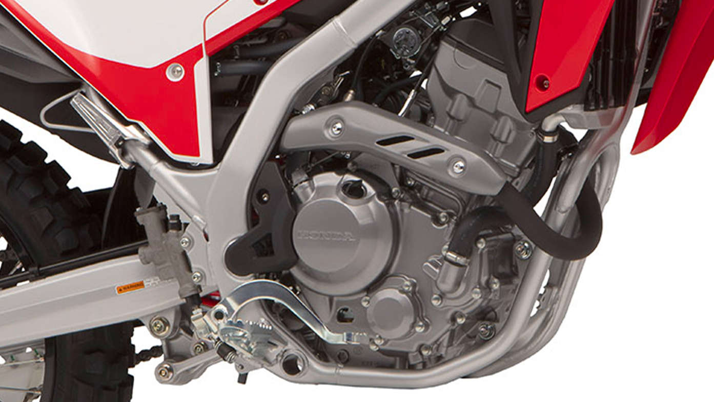 Honda CRF300L moteur monocylindre à refroidissement liquide 4 V à double arbre à cames plus puissant