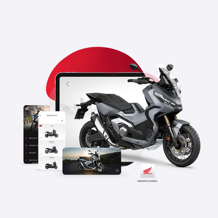 Vue de l'application Honda XADV.