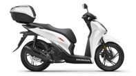SH125i 2024 with Smart Topbox Matte Pearl Cool White Sport