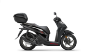 SH125i 2024 with Smart Topbox Matte Coal Black Metallic Sport