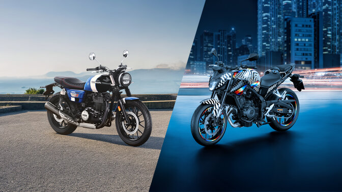 Motos personnalisées sur base de CB500 Hornet et GB350S