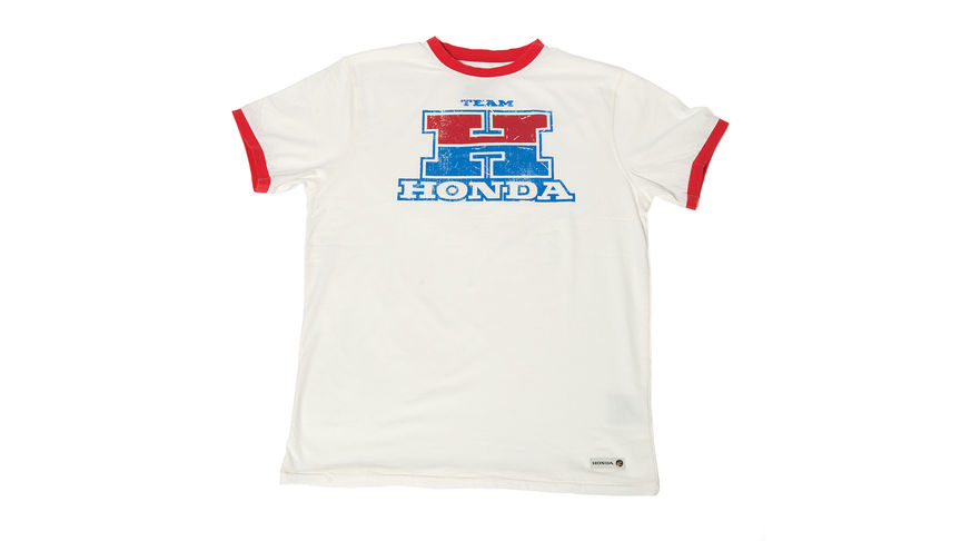 T-shirt Team Honda en blanc