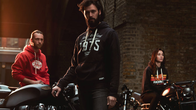 Sweats &agrave; capuche Honda sur mod&egrave;les