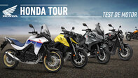 Honda Tour banner with Honda bikes 