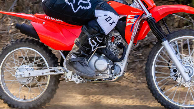 Cadre en acier à double longeron Honda CRF125F
