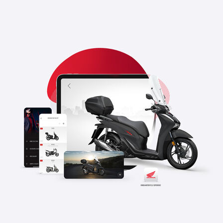 Vue de l’application Honda SH125i.