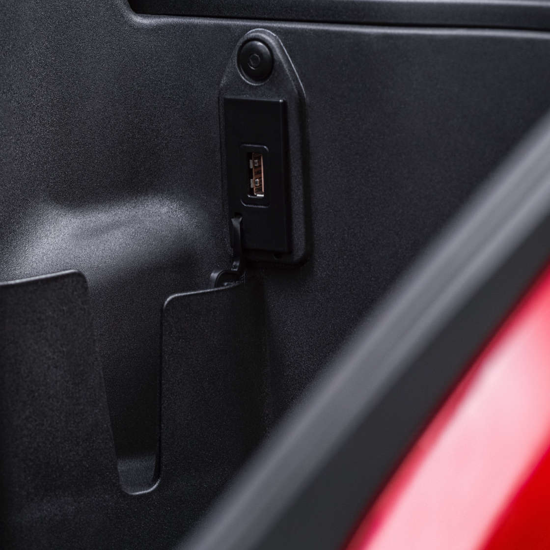 Honda-SH125i, zoom sur le port USB