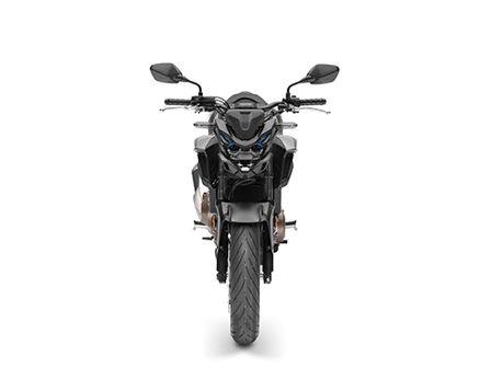 Vue avant de la CB500F,