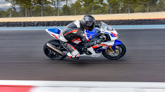 Honda Fireblade sur circuit