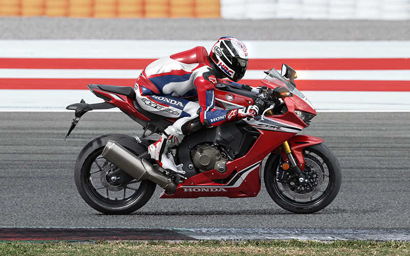 Côté droit de la CBR1000RR Fireblade