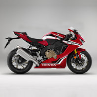 Vue de profil de la Honda CBR1000RR Fireblade