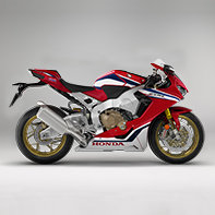 : Vue de profil de la Honda CBR1000RR Fireblade&nbsp;SP