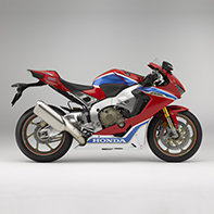 Vue de profil de la Honda CBR1000RR Fireblade SP2