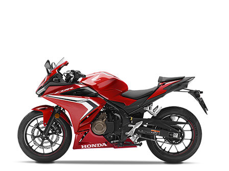C&ocirc;t&eacute; gauche de la CBR500R,