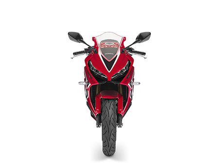 Vue avant de la sportive CBR650R