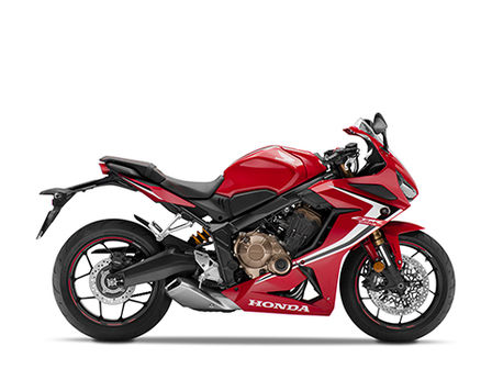 C&ocirc;t&eacute; droit de la sportive CBR650R