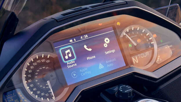 Honda GL1800 Gold Wing Tour, Infodivertissement conducteur