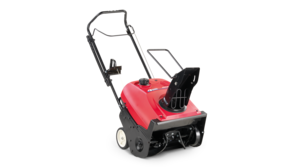 Fraise à neige à étape unique vue de face trois-quart droite