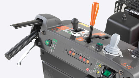 Gros plan du panneau de contr&ocirc;le de diagnostic